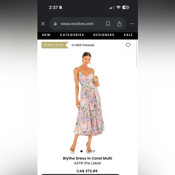 Astr the label midi dress - Picture 8 of 8